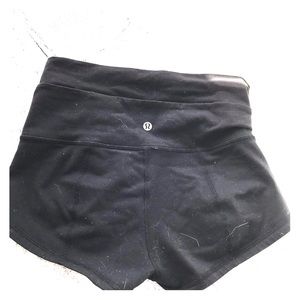 lululemon black spandex size 2